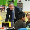 Photo: U.S. Secretary of Education Arne Duncan talks with Photo: U.S. Secretary of Education Arne Duncan talks with