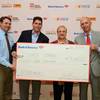 Matt Muldoon, chief development officer, Three Square; Lou Garate, senior director, NASCAR; Lidia Bastianich, chef and PBS host; and Steve McCracken, senior VP, Bank of America, with the Bank of America Charitable Trust’s $29,000 donation to the Las Vegas food bank.
Matt Muldoon, chief development officer, Three Square; Lou Garate, senior director, NASCAR; Lidia Bastianich, chef and PBS host; and Steve McCracken, senior VP, Bank of America, with the Bank of America Charitable Trust’s $29,000 donation to the Las Vegas food bank.