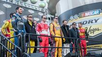 The Victory Lap for 2013 NASCAR Champion's Week on Thursday, Dec. 5, 2013, on the Strip in Las Vegas. The Victory Lap for 2013 NASCAR Champion's Week on Thursday, Dec. 5, 2013, on the Strip in Las Vegas.