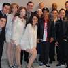 Photo: Bruno Mars, in the L.A. Dodgers cap, with cast mem Photo: Bruno Mars, in the L.A. Dodgers cap, with cast mem