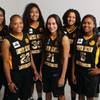 The Las Vegas Sun Super Seven girls selection, from left, Raychel Stanley, Teirra Hicks, Paris Strauther, Taylor Turney, Cherise Beynon, Kennedy Wharton and Ariona Gill. The Las Vegas Sun Super Seven girls selection, from left, Raychel Stanley, Teirra Hicks, Paris Strauther, Taylor Turney, Cherise Beynon, Kennedy Wharton and Ariona Gill.