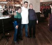 Buddy Valastro is flanked by fans at his Buddy V’s Ristorante in Palazzo. Buddy Valastro is flanked by fans at his Buddy V’s Ristorante in Palazzo.