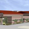 This rendering shows the exterior view of the new proposed Faith Lutheran High School Gym. This rendering shows the exterior view of the new proposed Faith Lutheran High School Gym.