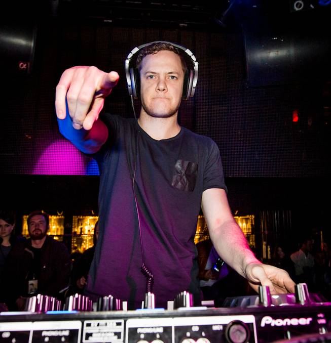 Las Vegas rockers Imagine Dragons in concert at the Joint on Monday, Dec. 30, 2013, in the Hard Rock Hotel Las Vegas. Afterward, frontman Dan Reynolds played DJ at nearby after-hours club Body English.