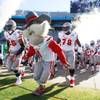 Hey Reb leads the UNLV football team out for the first half of the Heart of Dallas Bowl against North Texas on Wednesday, Jan. 1, 2014. Hey Reb leads the UNLV football team out for the first half of the Heart of Dallas Bowl against North Texas on Wednesday, Jan. 1, 2014.
