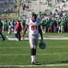 UNLV wide receiver Devante Davis walks off the field as North Texas fans celebrate after the Heart of Dallas Bowl Wednesday, Jan. 1, 2014 at the Cotton Bowl in Dallas. North Texas won 36-14. UNLV wide receiver Devante Davis walks off the field as North Texas fans celebrate after the Heart of Dallas Bowl Wednesday, Jan. 1, 2014 at the Cotton Bowl in Dallas. North Texas won 36-14.