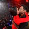 Photo: Miguel kisses girlfriend Nazanin Mandi at Tao on T Photo: Miguel kisses girlfriend Nazanin Mandi at Tao on T