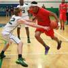 Photo: Las Vegas forward Tyler Bey prepares to drive past Photo: Las Vegas forward Tyler Bey prepares to drive past