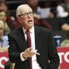 San Diego State head coach Steve Fisher talks to his team during their game against UNLV Saturday, Jan. 18, 2014 at Viejas Arena in San Diego. The 10th ranked SDSU won the game 63-52. San Diego State head coach Steve Fisher talks to his team during their game against UNLV Saturday, Jan. 18, 2014 at Viejas Arena in San Diego. The 10th ranked SDSU won the game 63-52.