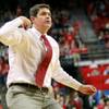 UNLV coach Dave Rice calls a timeout against Fresno State, Saturday, Jan. 25, 2014, at the Thomas & Mack Center. UNLV won 75-73 in overtime. UNLV coach Dave Rice calls a timeout against Fresno State, Saturday, Jan. 25, 2014, at the Thomas & Mack Center. UNLV won 75-73 in overtime.