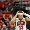UNLV guard Bryce Dejean Jones adjusts his headband during their game against Fresno St. Saturday, Jan. 25, 2014 at the Thomas & Mack Center. UNLV won 75-73 in overtime. UNLV guard Bryce Dejean Jones adjusts his headband during their game against Fresno St. Saturday, Jan. 25, 2014 at the Thomas & Mack Center. UNLV won 75-73 in overtime.