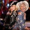 Photo: Madonna and Miley Cyrus perform on MTV on Tuesday, Photo: Madonna and Miley Cyrus perform on MTV on Tuesday,