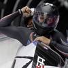 The team from the United States USA-1, piloted by Elana Meyers with brakeman Lauryn Williams, brake in the finish area after their second run during the women's two-man bobsled competition at the 2014 Winter Olympics, Tuesday, Feb. 18, 2014, in Krasnaya Polyana, Russia. The team from the United States USA-1, piloted by Elana Meyers with brakeman Lauryn Williams, brake in the finish area after their second run during the women's two-man bobsled competition at the 2014 Winter Olympics, Tuesday, Feb. 18, 2014, in Krasnaya Polyana, Russia.