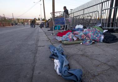 As the season changes, one writer connects with Las Vegas' homeless