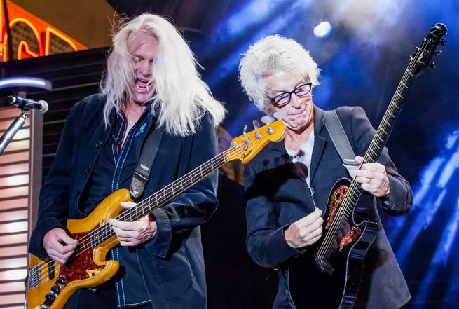 REO Speedwagon headlines a free NASCAR Weekend Race Jam concert at Fremont Street Experience on Saturday, March 8, 2014, in downtown Las Vegas.