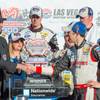 The Boyd Gaming 300 NASCAR Nationwide Series, won by Brad Keselowski, on Saturday, March 8, 2014, at Las Vegas Motor Speedway. The Boyd Gaming 300 NASCAR Nationwide Series, won by Brad Keselowski, on Saturday, March 8, 2014, at Las Vegas Motor Speedway.
