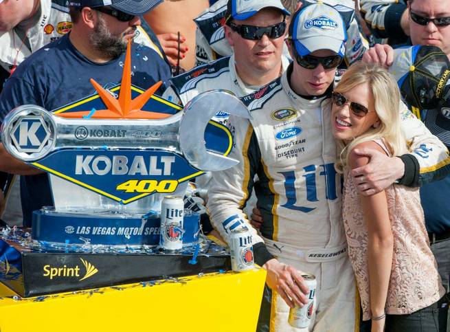 The Kobalt 400 NASCAR Sprint Cup Series won by Brad Keselowski on Sunday, March 9, 2014, at Las Vegas Motor Speedway.