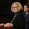 Photo: Sen. Claire McCaskill, D-Mo., left, and Sen. Kelly Photo: Sen. Claire McCaskill, D-Mo., left, and Sen. Kelly