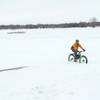 Photo: People ride bikes in Minnesota year round. Even in Photo: People ride bikes in Minnesota year round. Even in