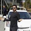 Photo: Google co-founder Sergey Brin gestures after ridin Photo: Google co-founder Sergey Brin gestures after ridin