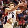 Gonzaga guard David Stockton pulls in a loose ball during the second half in a second-round game against Oklahoma State in the NCAA men's college basketball tournament Friday, March 21, 2014, in San Diego. Gonzaga guard David Stockton pulls in a loose ball during the second half in a second-round game against Oklahoma State in the NCAA men's college basketball tournament Friday, March 21, 2014, in San Diego.