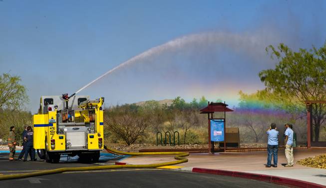 Fire at Clark County Wetlands Park Fire at Clark County Wetlands Park