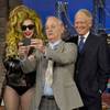 Bill Murray, center, takes a selfie with Lady Gaga and David Letterman during "The Late Show With David Letterman" on Wednesday, April 2, 2014, in New York. The singer had Murray, Letterman and the entire audience over to the Roseland Ballroom for her performance. Bill Murray, center, takes a selfie with Lady Gaga and David Letterman during "The Late Show With David Letterman" on Wednesday, April 2, 2014, in New York. The singer had Murray, Letterman and the entire audience over to the Roseland Ballroom for her performance.