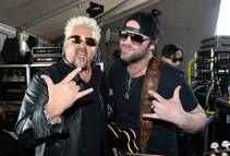 Guy Fieri and Lee Brice attend Day 2 of the 2014 ACM Party for a Cause at the Linq on Saturday, April 5, 2014, in Las Vegas. Guy Fieri and Lee Brice attend Day 2 of the 2014 ACM Party for a Cause at the Linq on Saturday, April 5, 2014, in Las Vegas.