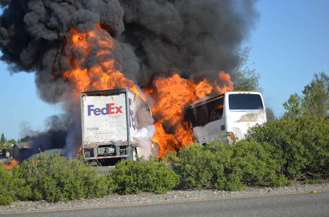 Calif. Bus Crash Calif. Bus Crash