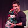Mario Lopez with Mr. Piffles at Rose. Rabbit. Lie. in the Cosmopolitan on Friday, April 11, 2014, in Las Vegas. Mario Lopez with Mr. Piffles at Rose. Rabbit. Lie. in the Cosmopolitan on Friday, April 11, 2014, in Las Vegas.