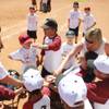 The Loan Writers huddle after their game as Silverado Little League hosts Challenger Little League day Saturday, April 12, 2014. The Loan Writers huddle after their game as Silverado Little League hosts Challenger Little League day Saturday, April 12, 2014.