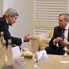 Photo: U.S. Secretary of State John Kerry, left, meets wi Photo: U.S. Secretary of State John Kerry, left, meets wi