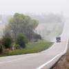 Photo: This April 19, 2012, file photo shows a truck trav Photo: This April 19, 2012, file photo shows a truck trav