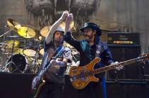 Motorhead, with frontman and guitarist Lemmy Kilmister, performs at Pearl at the Palms on Thursday, April 17, 2014, in Las Vegas. Motorhead, with frontman and guitarist Lemmy Kilmister, performs at Pearl at the Palms on Thursday, April 17, 2014, in Las Vegas.