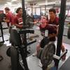 Photo: Cimarron Memorial student Tim Wooters works on squ Photo: Cimarron Memorial student Tim Wooters works on squ