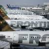 Photo: In this Feb. 22, 2010, file photo, Frontier Airlin Photo: In this Feb. 22, 2010, file photo, Frontier Airlin