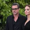 Photo: Actors Brad Pitt and Angelina Jolie arrive for the Photo: Actors Brad Pitt and Angelina Jolie arrive for the