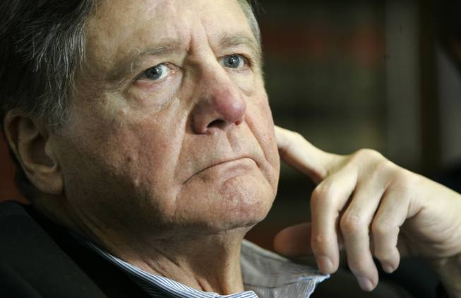 In this Feb. 1, 2008, file photo, Jeb Magruder is interviewed by The Associated Press in Columbus, Ohio. Magruder, an aide to President Nixon who spent seven months in prison for his role in covering up the 1972 break-in at Washington's Watergate complex, died Sunday, May 11, 2014, due to complications from a stroke. He was 79.