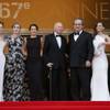 Photo: From second right, actress Hilary Swank; director Photo: From second right, actress Hilary Swank; director