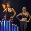 Photo: Claire Sinclair coaches Sabina Kelley as her under Photo: Claire Sinclair coaches Sabina Kelley as her under