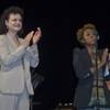 Photo: Zoe Thrall and Qiana Conley present a Grammy Signa Photo: Zoe Thrall and Qiana Conley present a Grammy Signa