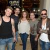 Photo: Shania Twain is flanked by The Backstreet Boys at Photo: Shania Twain is flanked by The Backstreet Boys at