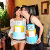 Photo: Cheryl Burke and Mark Ballas celebrate their birth Photo: Cheryl Burke and Mark Ballas celebrate their birth