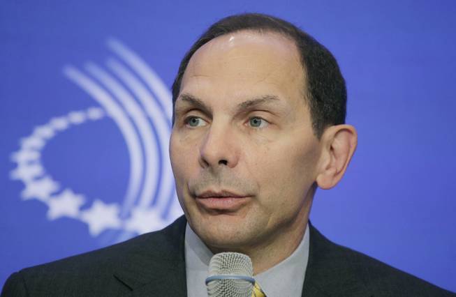 This Sept. 22, 2011, file photo shows Robert McDonald, CEO and president of Procter & Gamble, speaking at the Clinton Global Initiative in New York. President Barack Obama is selecting the former Procter and Gamble executive as his choice to be secretary of Veterans Affairs, an administration official said Sunday, June 29, 2014. McDonald, 61, is a native of Gary, Ind., who grew up in Chicago.