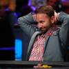 Photo: Daniel Negreanu waits on Daniel Colman during the Photo: Daniel Negreanu waits on Daniel Colman during the