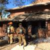 Photo: Las Vegas firefighters are shown after tending to Photo: Las Vegas firefighters are shown after tending to