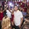 Chris Weidman celebrates his UFC 175 victory over Lyoto Machida at Surrender on Saturday, July 5, 2014, in Encore. Chris Weidman celebrates his UFC 175 victory over Lyoto Machida at Surrender on Saturday, July 5, 2014, in Encore.