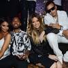 Photo: Nazanin Mandi, Miguel, Khloe Kardashian and French Photo: Nazanin Mandi, Miguel, Khloe Kardashian and French