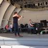 Photo: Joshua Bell and Frankie Moreno rehearse at the Hol Photo: Joshua Bell and Frankie Moreno rehearse at the Hol