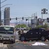 Photo: A Metro Police team investigate a fatal accident o Photo: A Metro Police team investigate a fatal accident o